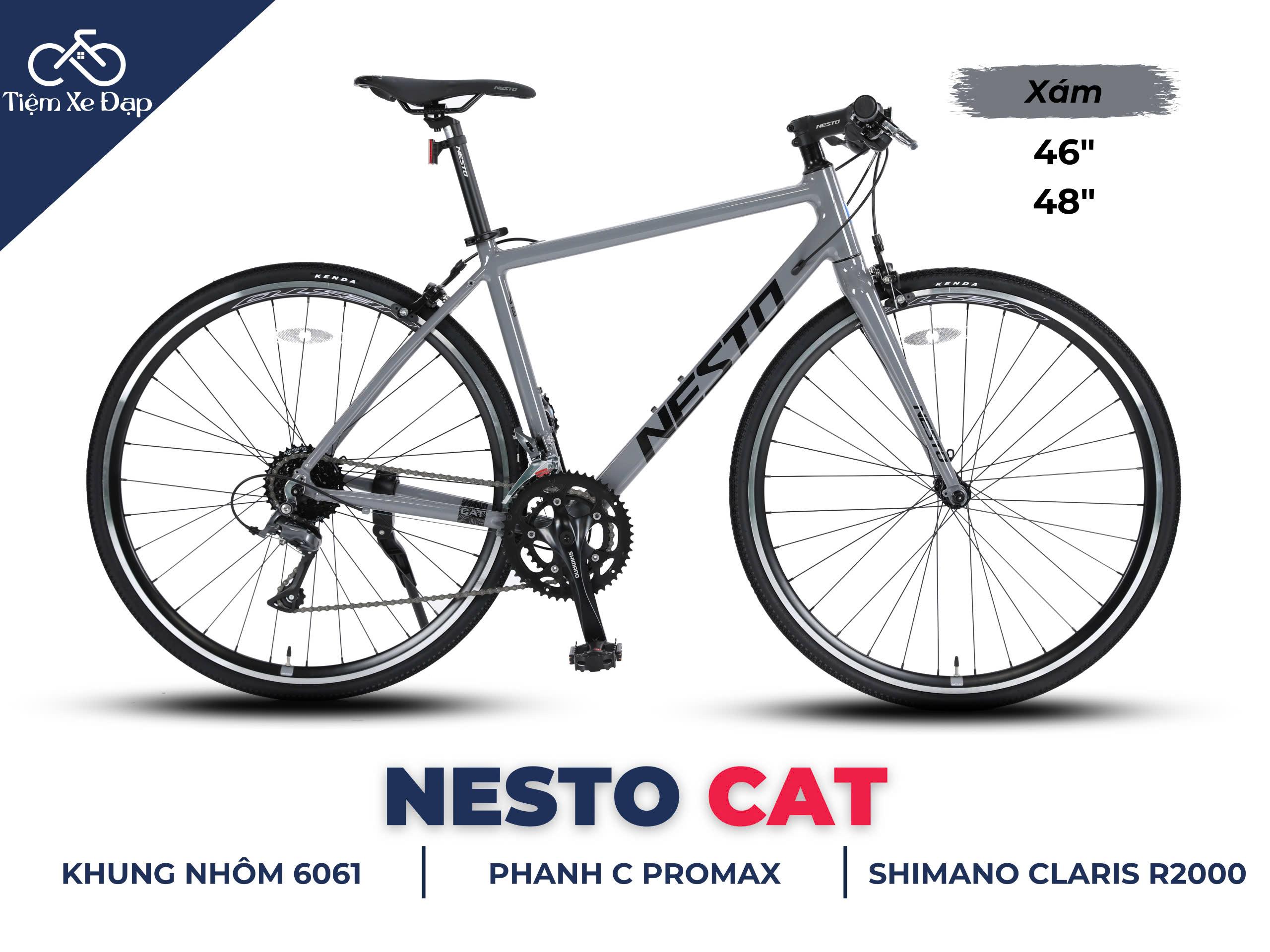 Xe Đạp Touring NESTO CAT - Xe Đạp Đường Phố Full Nhôm