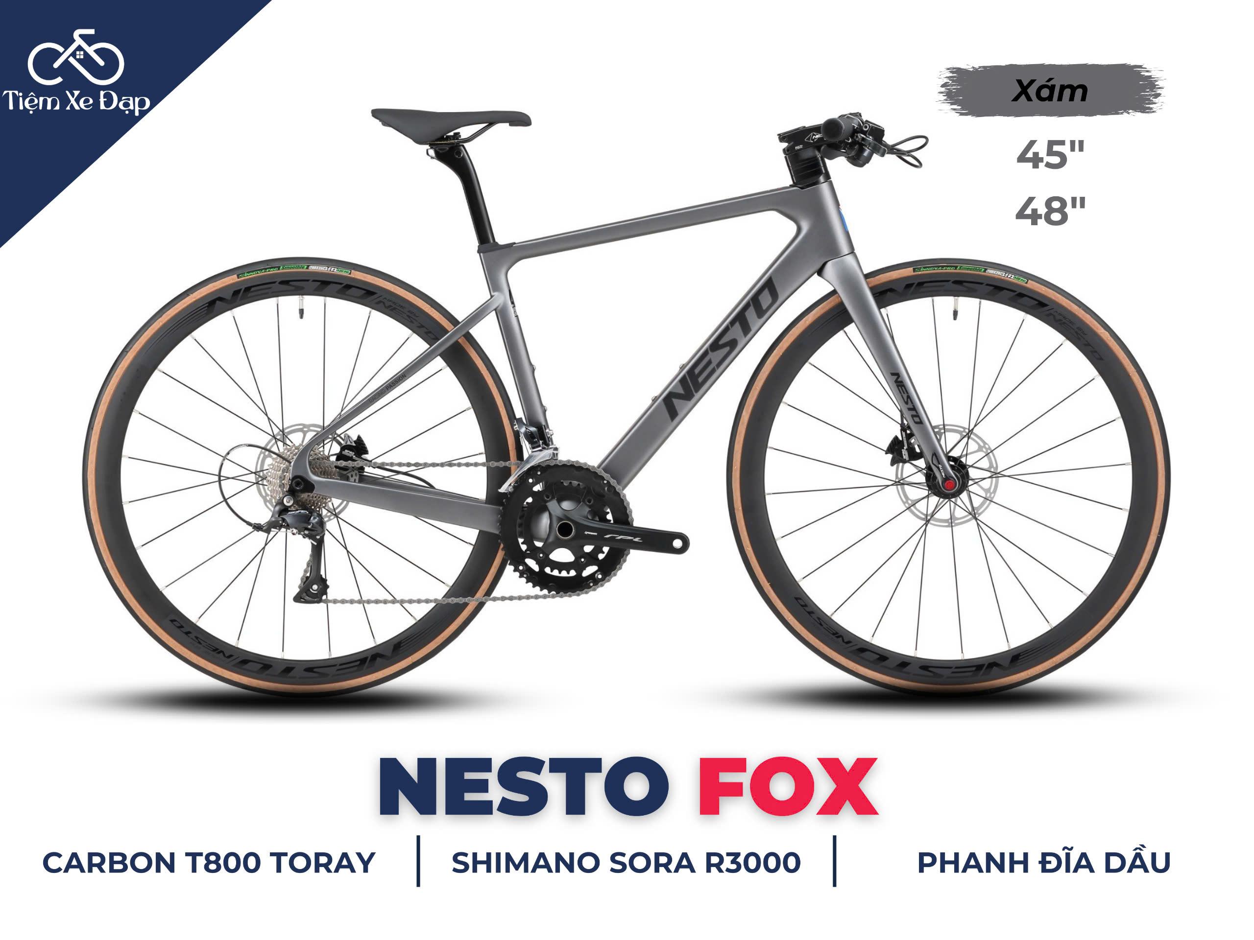 Xe Đạp Touring NESTO FOX - Xe Đạp Đường Phố Full Carbon