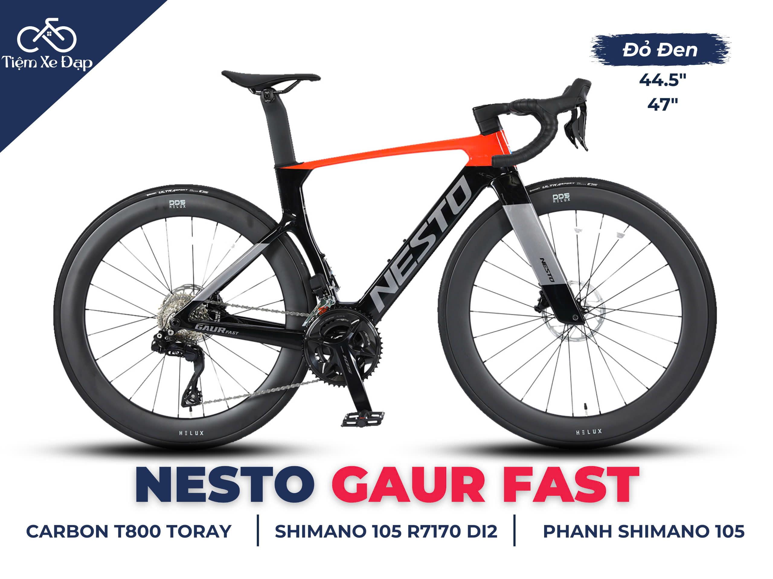Xe Đạp Đua NESTO GAUR FAST - Xe Đạp Đua Full Carbon