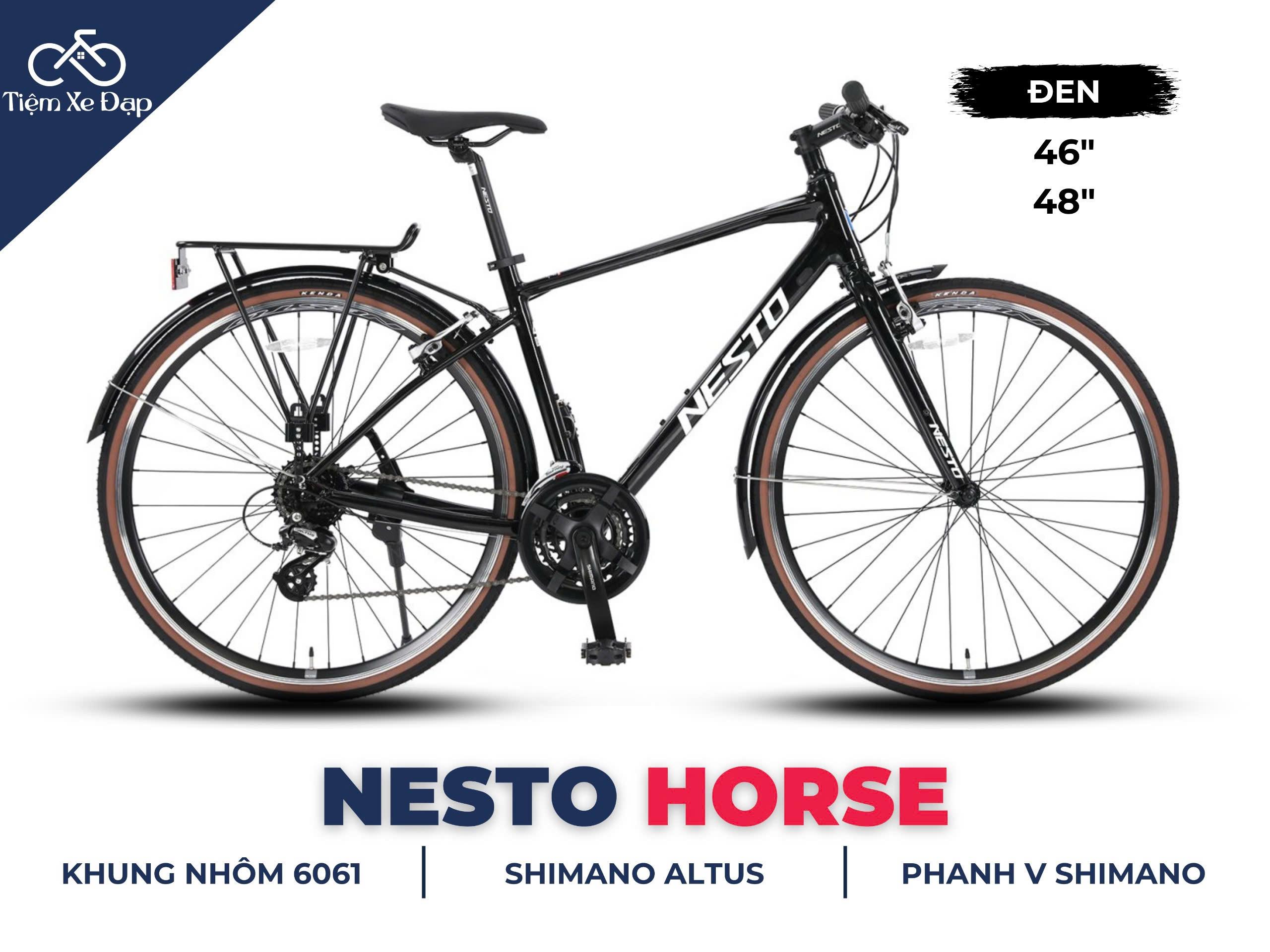 Xe Đạp Touring NESTO HORSE - Xe Đạp Đường Phố Full Nhôm