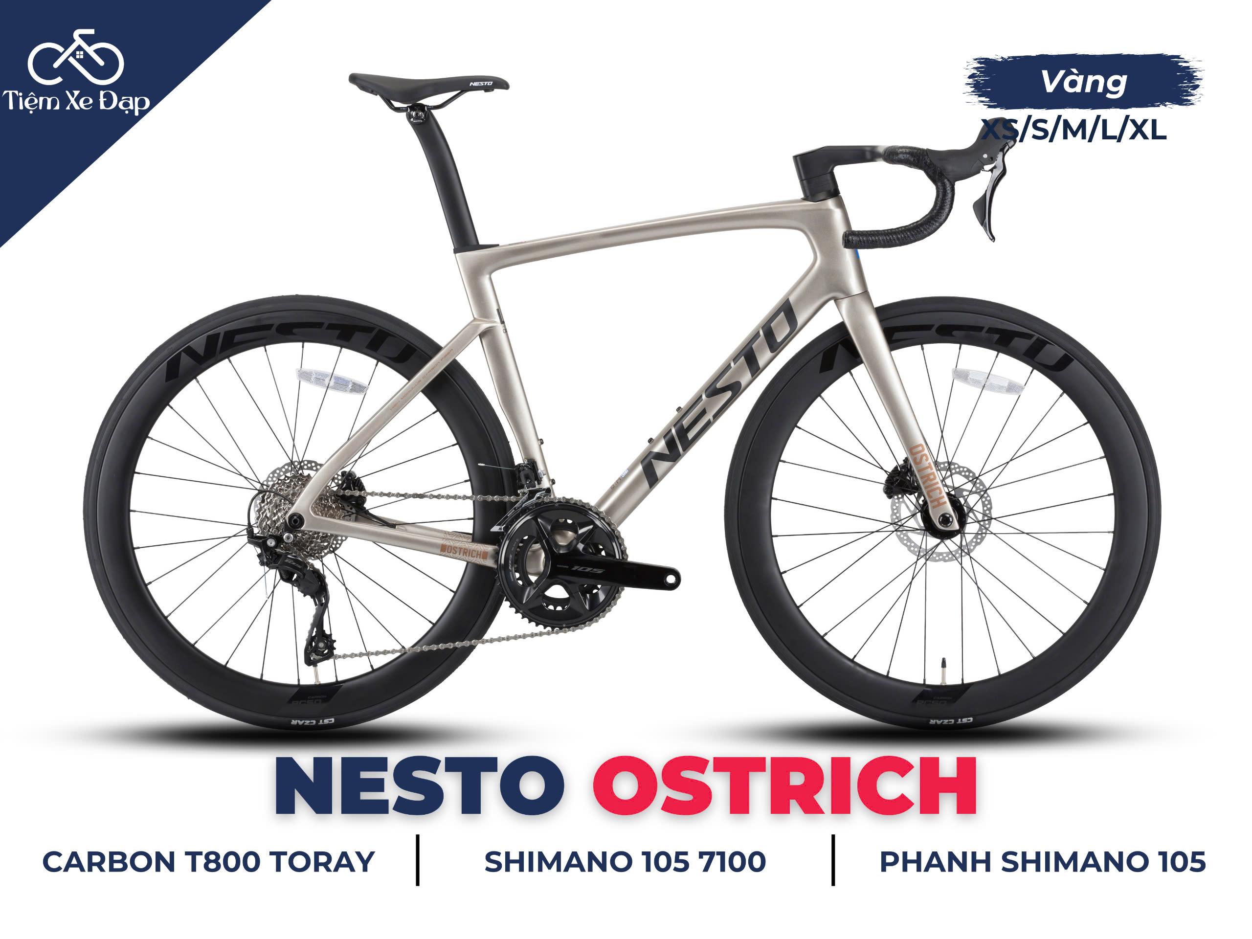 Xe Đạp Đua NESTO OSTRICH - Xe Đạp Đua Full Carbon