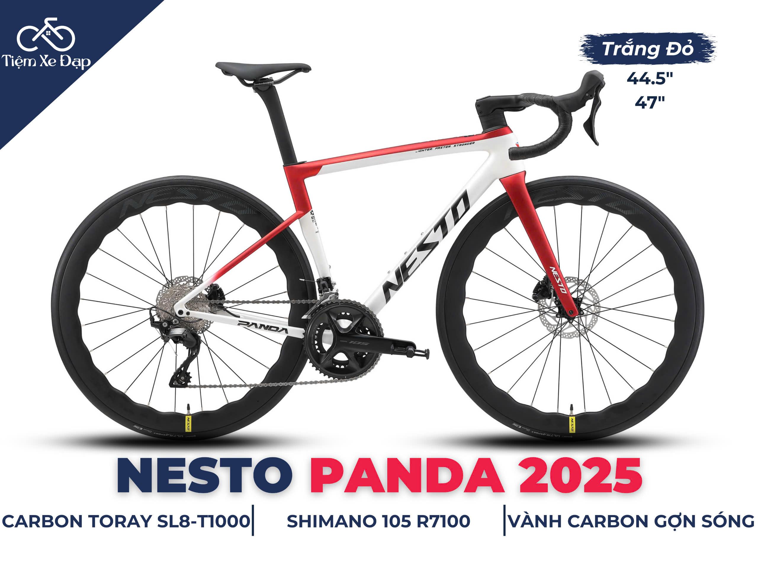 Xe Đạp Đua NESTO PANDA 2025 - Xe Đạp Đua Full Carbon