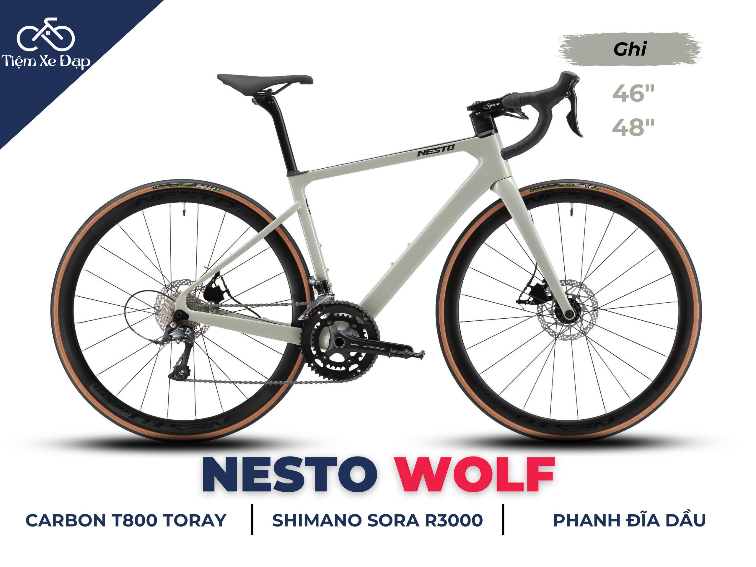 Xe Đạp Đua NESTO WOLF - Xe Đạp Đua Full Carbon