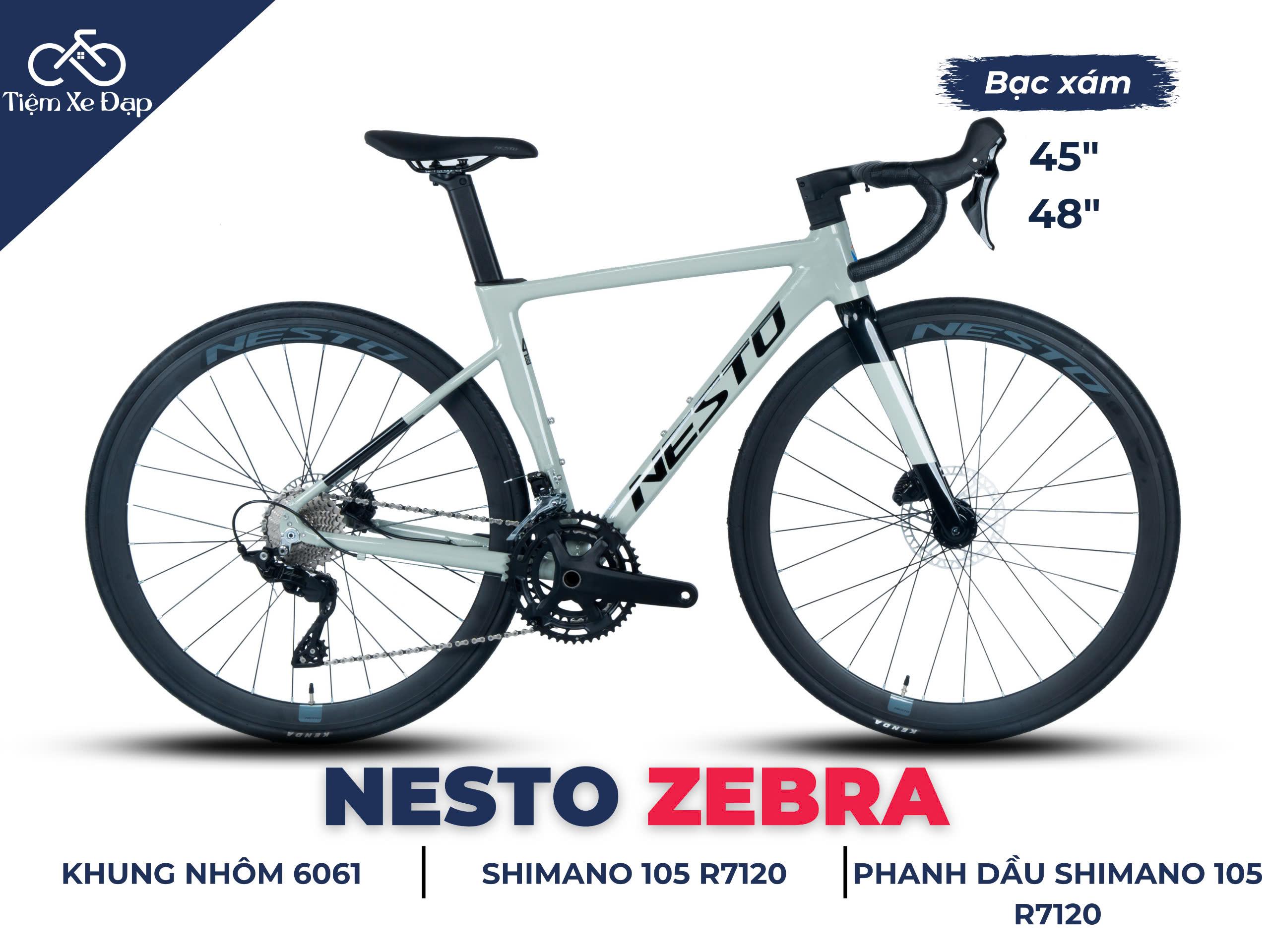 Xe Đạp Đua NESTO ZEBRA - Ngựa Vằn Đầy Kiêu Kỳ Và Hoang Dã