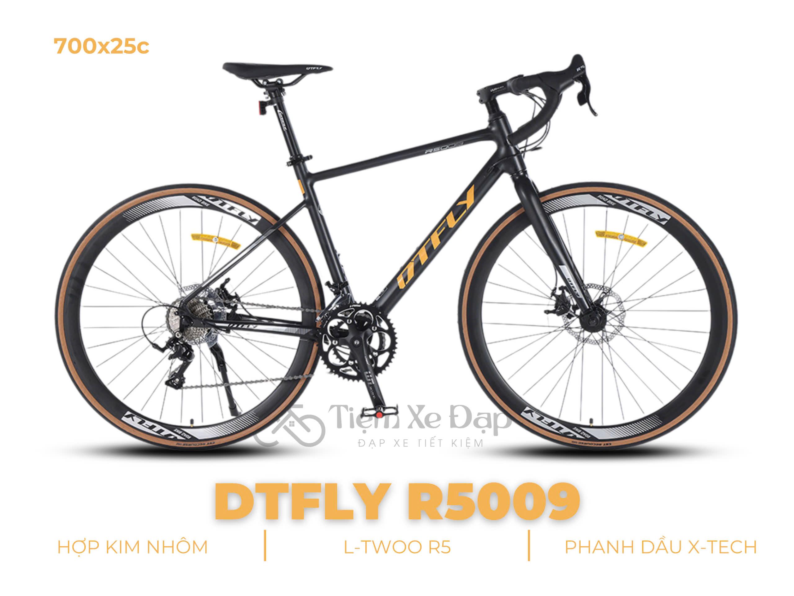 DTFLY R5009 Xe Đạp Đua - Khung nhôm siêu nhẹ, Groupset L-TWOO R5, 18 tốc độ