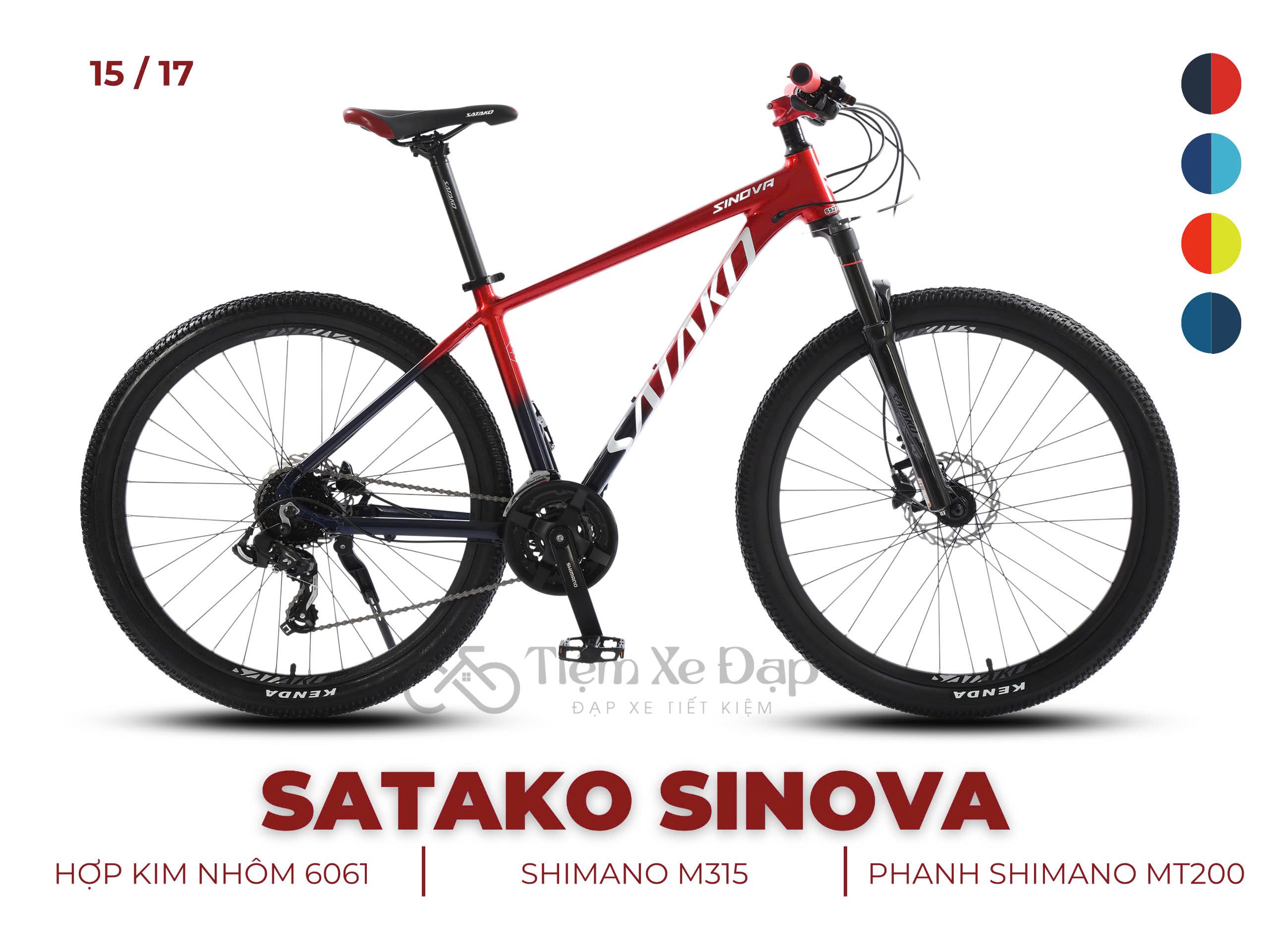 SATAKO SINOVA xe đạp địa hình MTB 27.5 inch 24 tốc độ