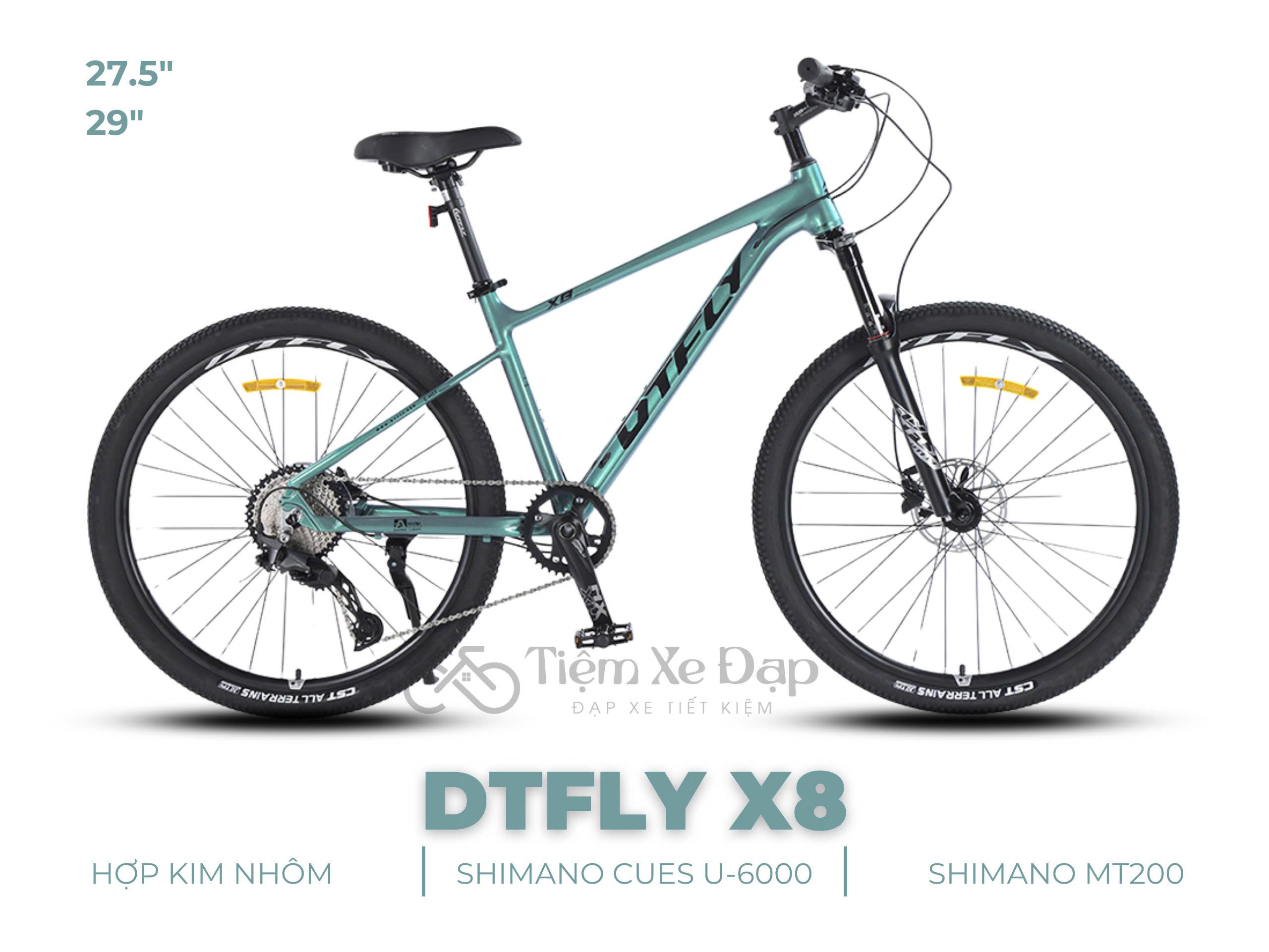 DTFLY X8 xe đạp địa hình MTB bộ đề SHIMANO CUES U6000 10 tốc độ